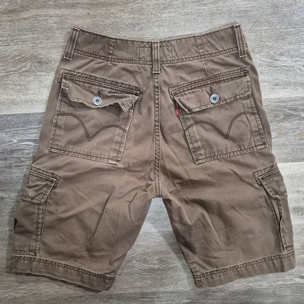 Men's Levi's Brown Cargo Shorts Waist 29 - Picture 2 of 7